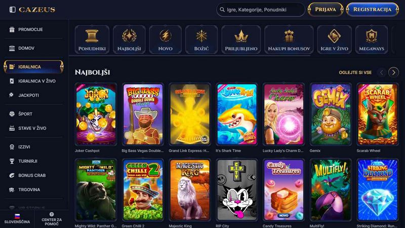 Avis sur le site du casino Cazeus