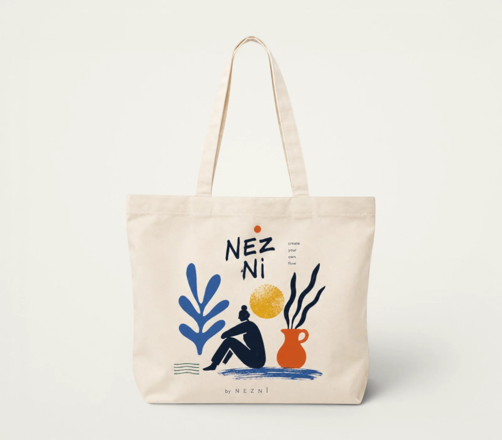 BC-03 Bottom-Gusset Cotton Tote Bag product image