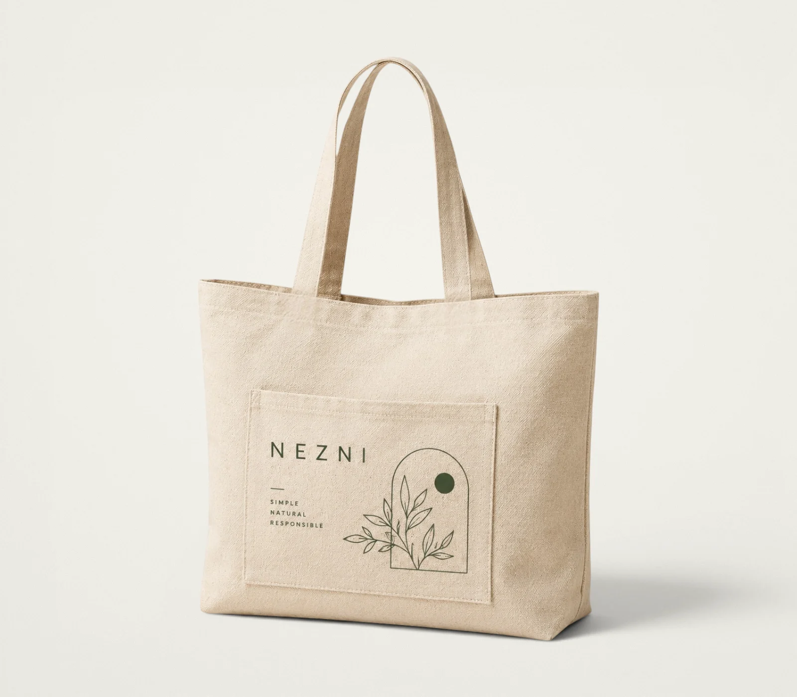 Canvas Bags representative product — Canvas Tote with Front Pocket