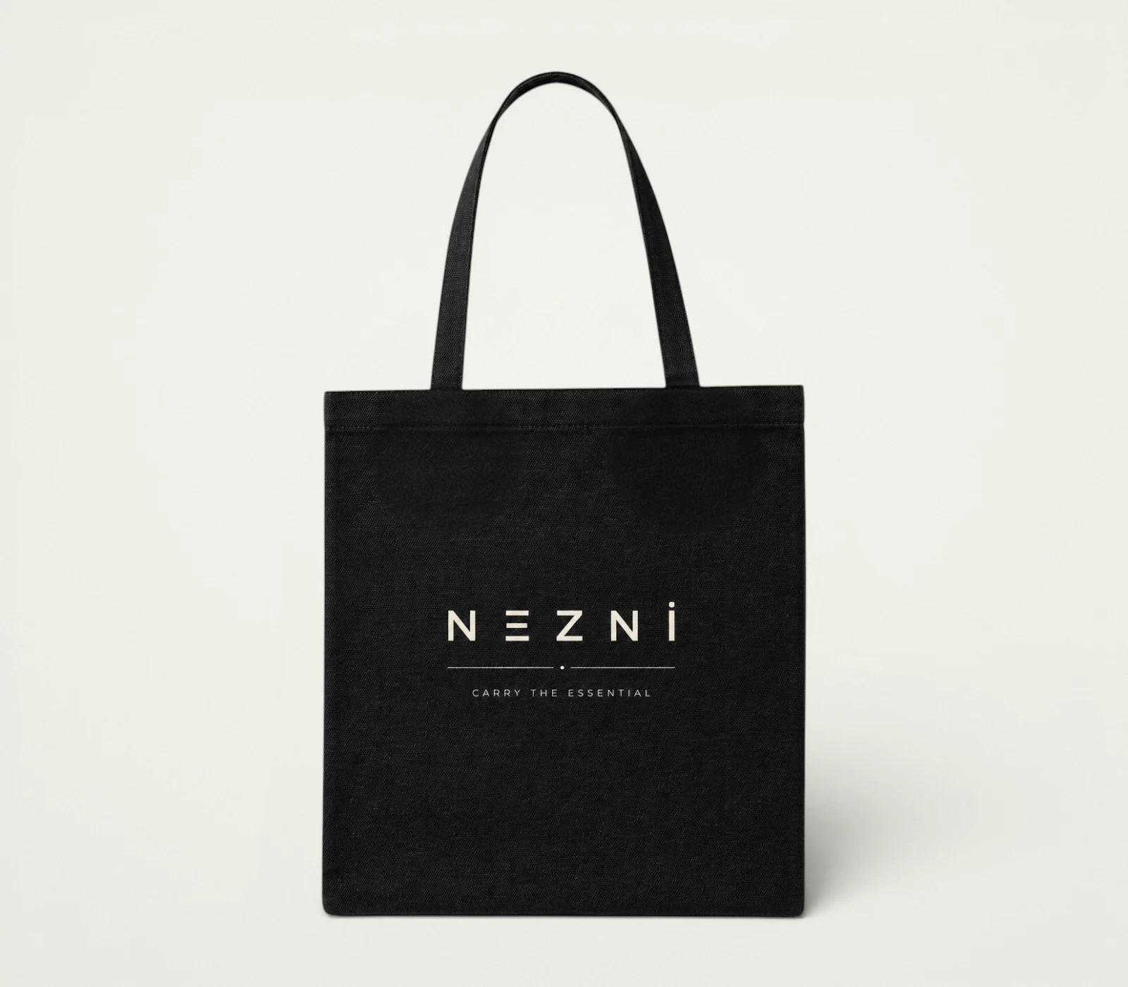 BC-08 Black Canvas Tote Bag product image