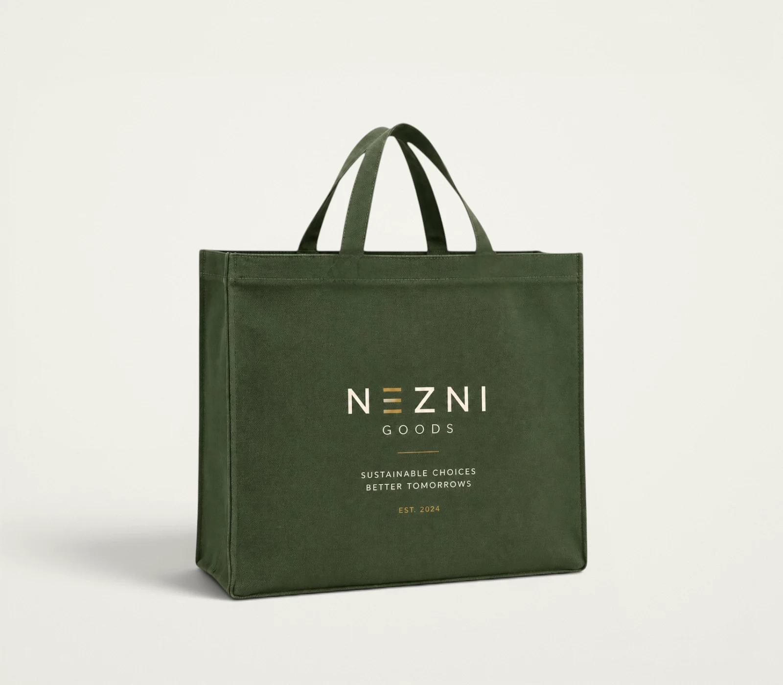 BC-09 Gusseted Canvas Shopper product image
