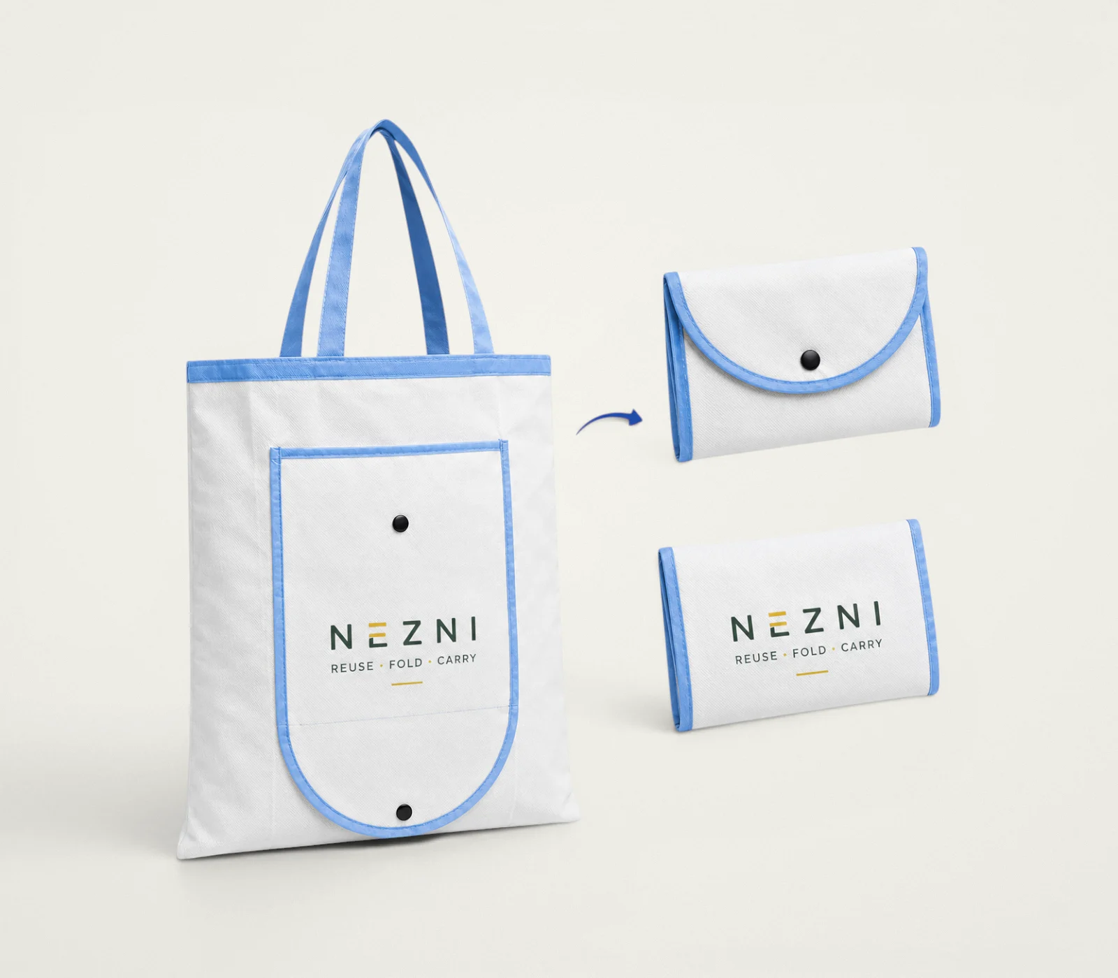 FLD-02 Foldaway Non-Woven Shopping Bag product image