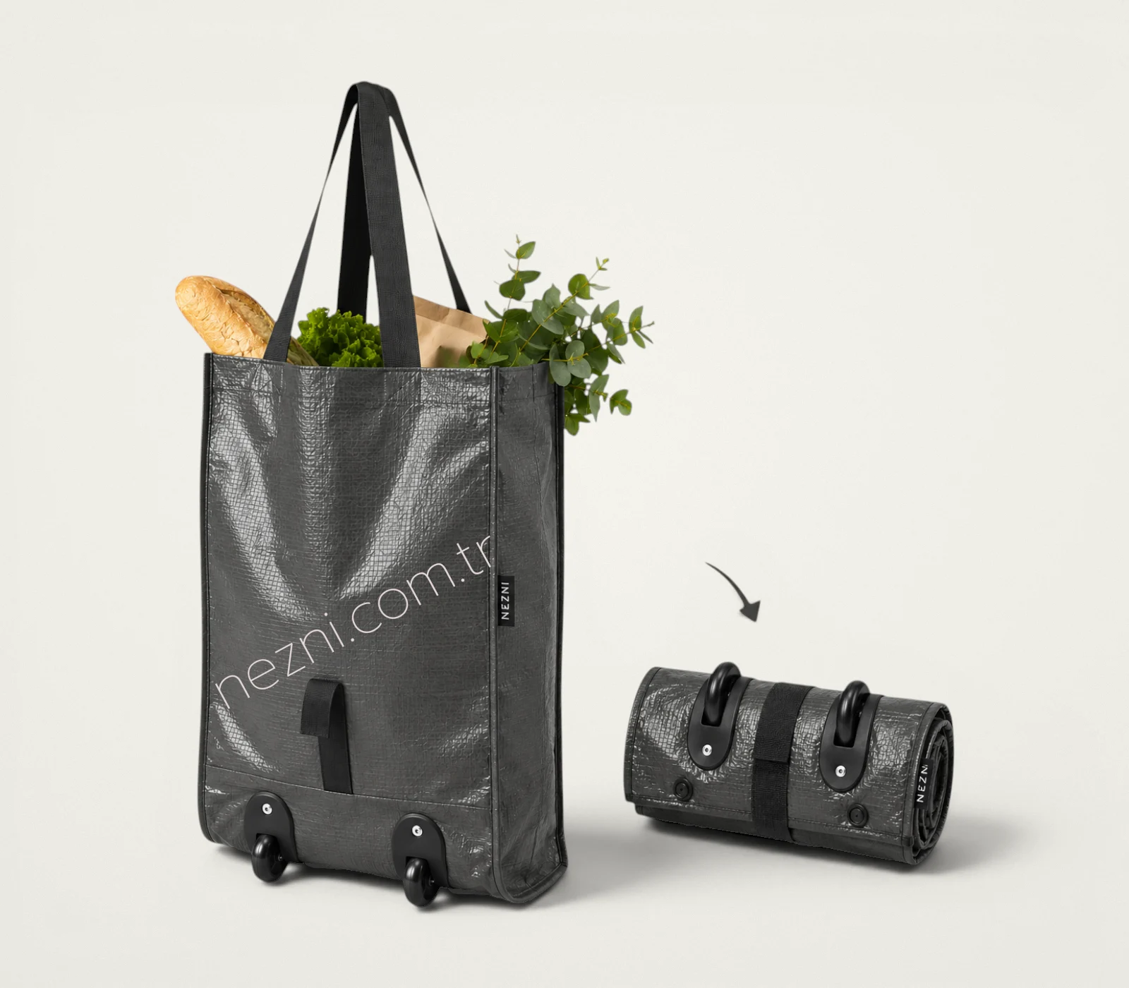 FLD-03 Foldable Shopping Trolley Bag product image