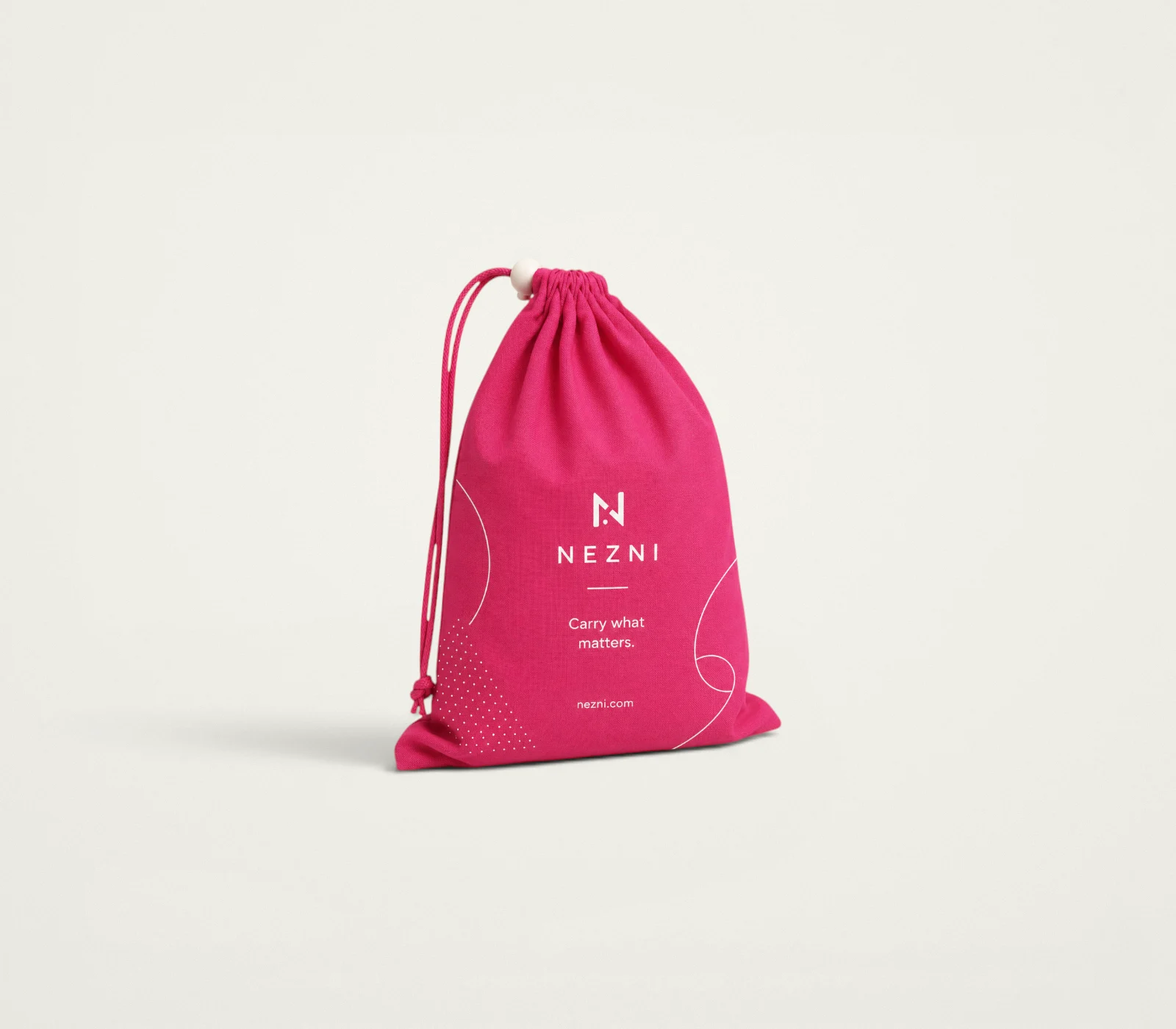 KS-04 Coloured Cotton Drawstring Pouch product image