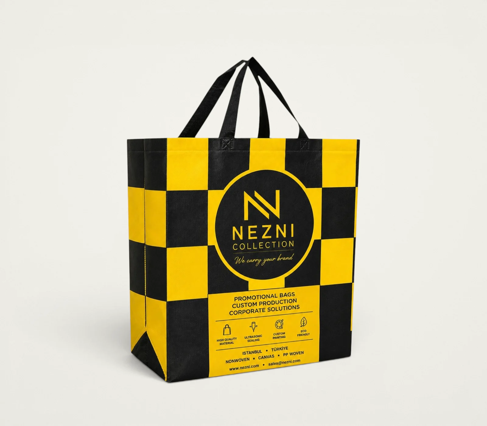 LUN-04 Portrait Laminated Non-Woven Bag product image