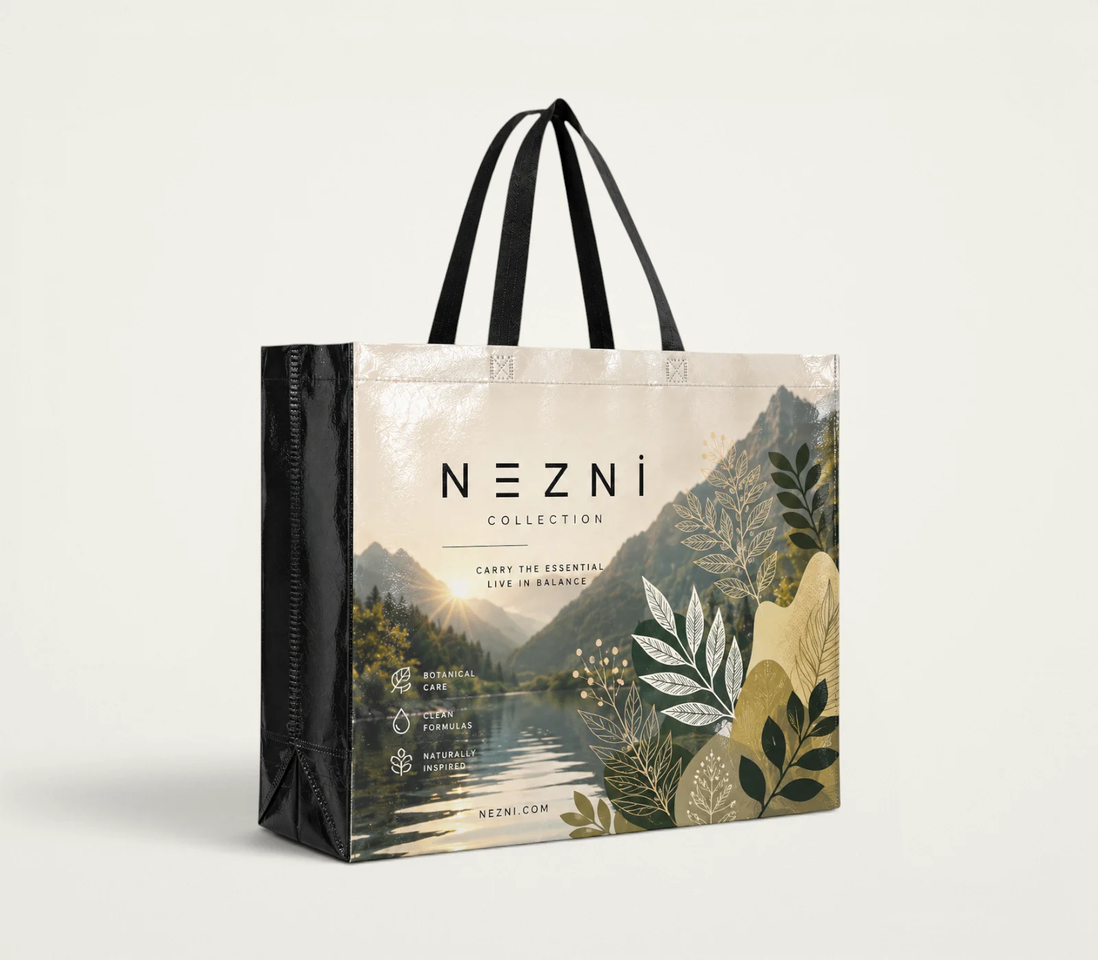 LUN-06 Heat-Sealed Laminated Non-Woven Bag product image
