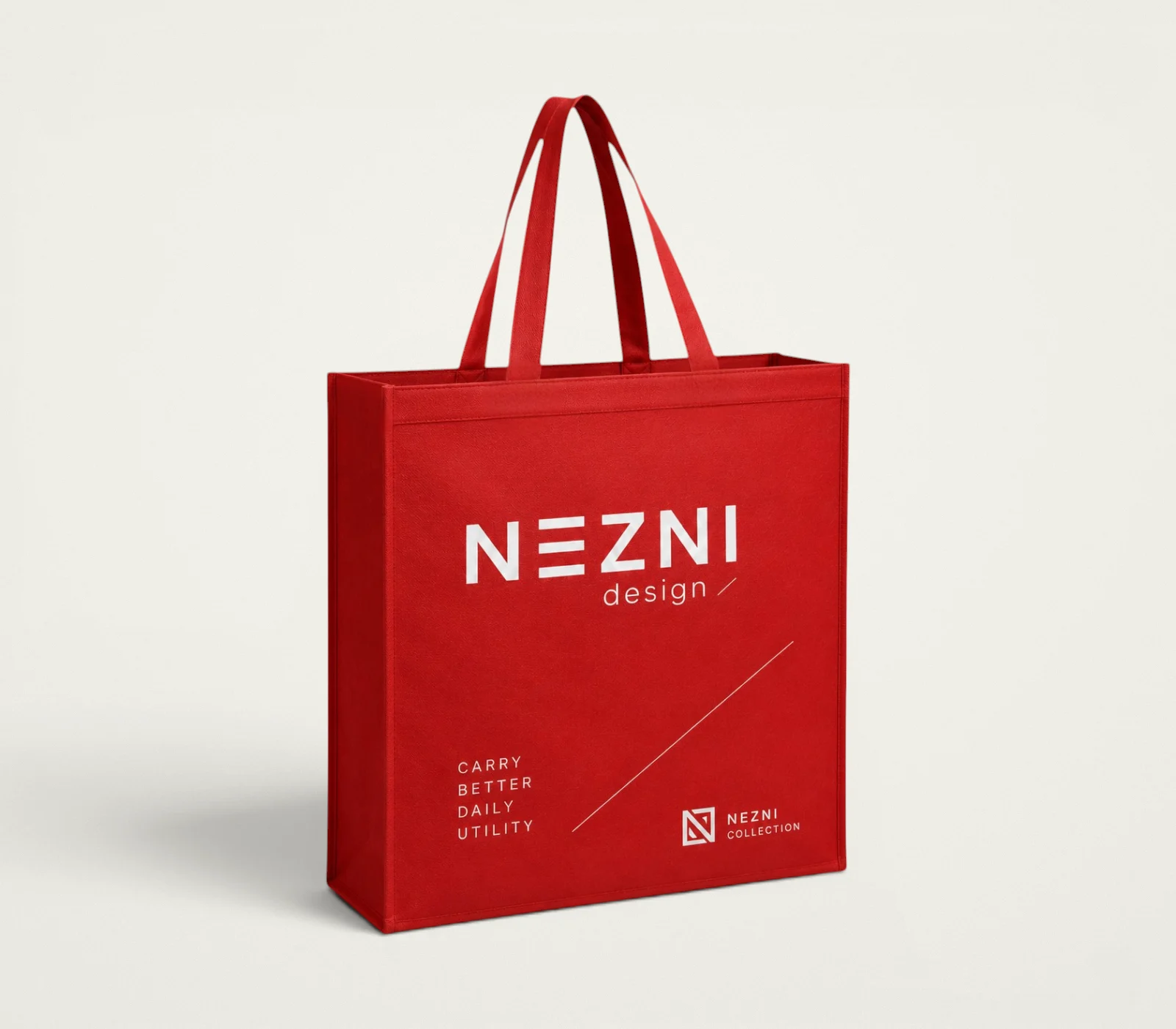 ND-04 Gusseted Non-Woven Shopper product image