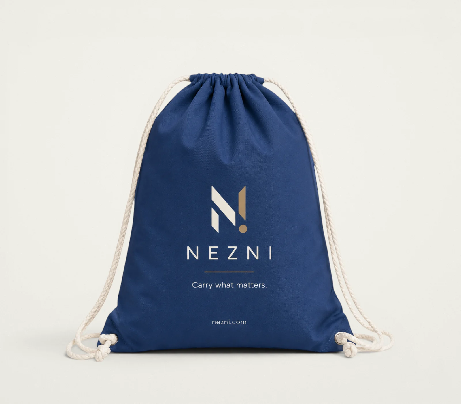 Canvas Drawstring Backpack, product code SC-04, by Nezni.
